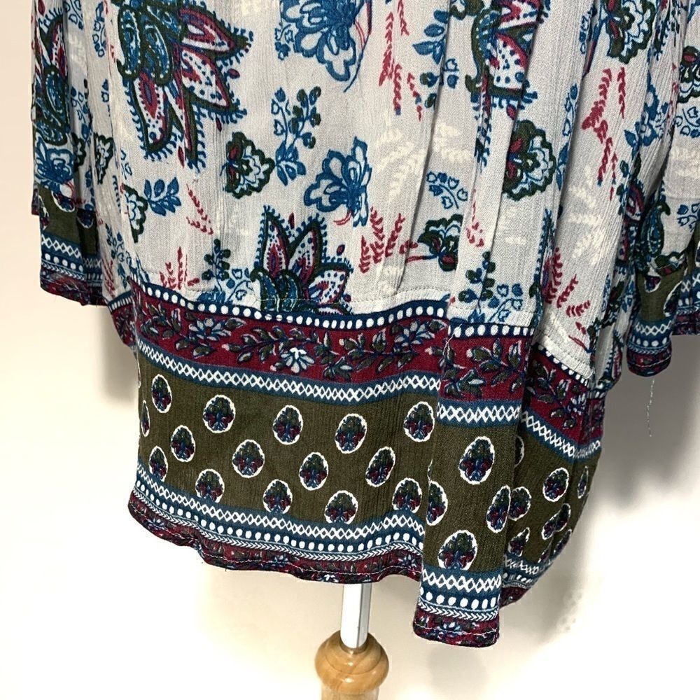 NWOT Great Northwest Indigo Blouse (XL) - Picture 3 of 12
